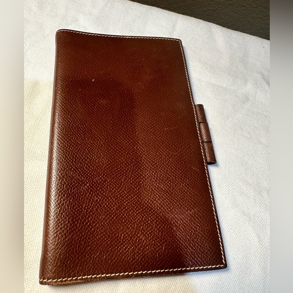 Hermes Bags Herms Day Planner In Brown Leather Poshmark